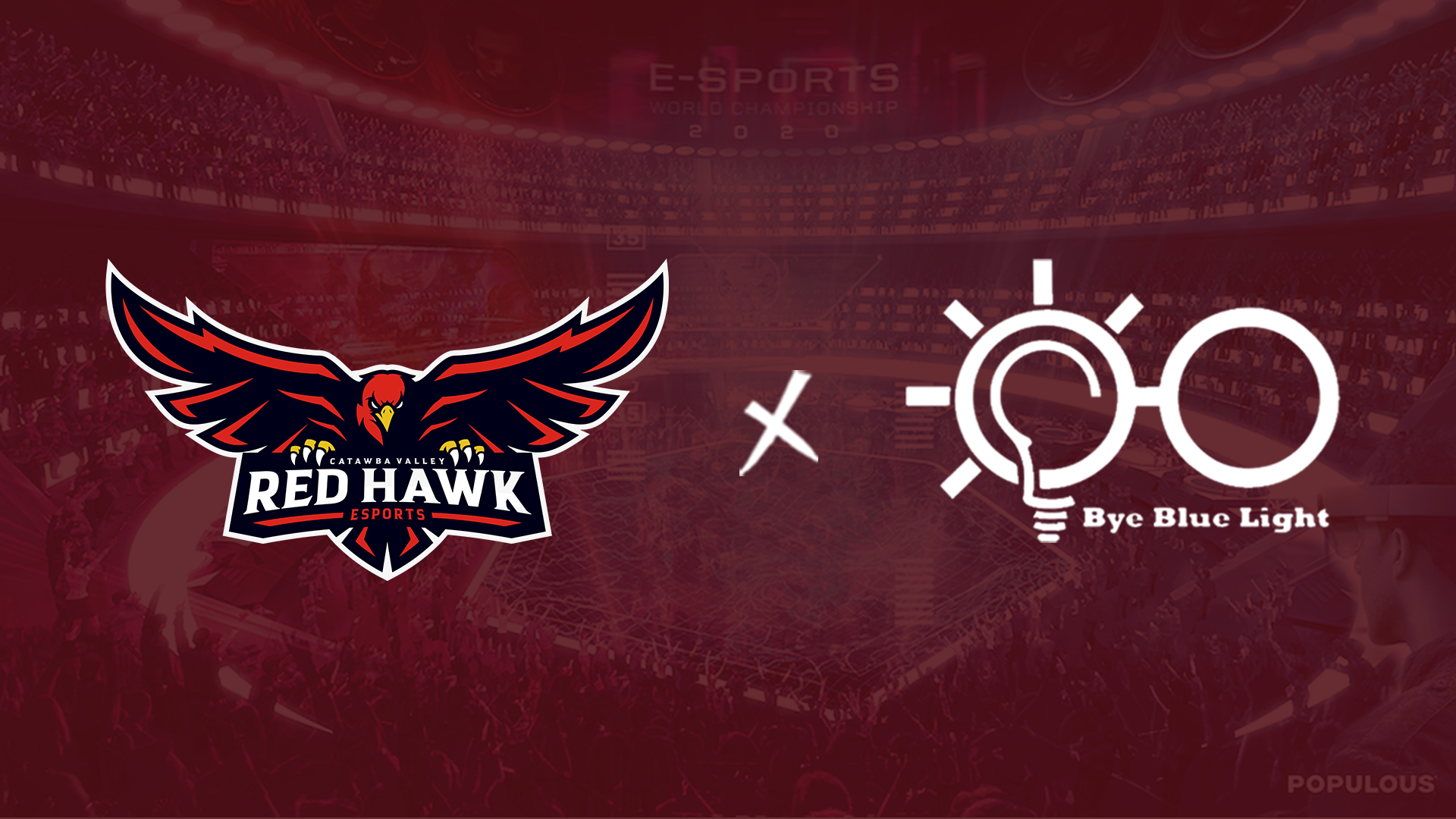 Catawba Valley Red Hawk Esports Partners with Bye Blue Light for Wellness