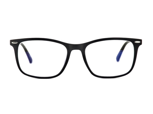 Manhattan team blue light glasses, front view
